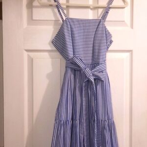 Jcrew Summer Dress, Size 0, Maxi, Cotton. Like New, Worn Once.
